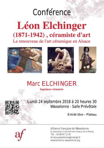 Conférence Léon Elchinger (1871 - 1942), céramiste d art