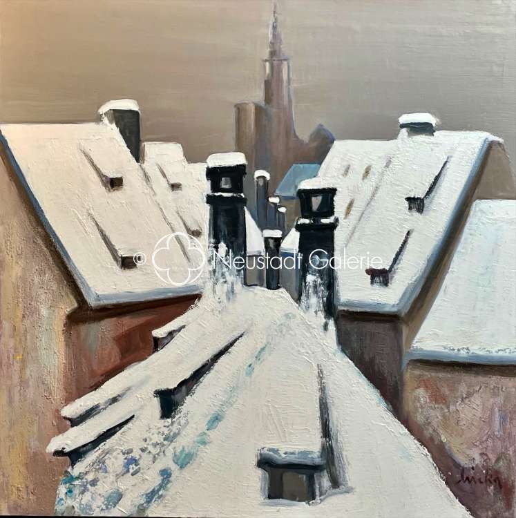 André Bricka - Les toits et la cathédrale de Strasbourg