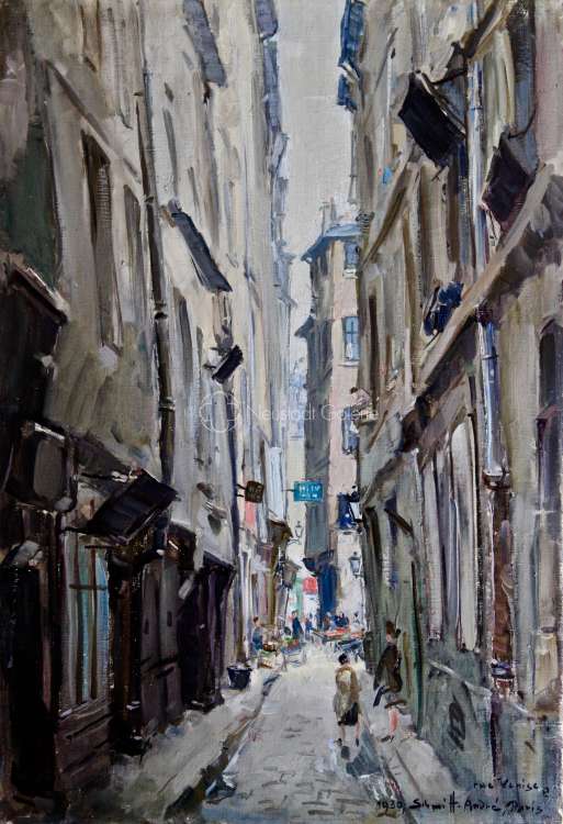 André Schmitt - Rue de Venise à Paris