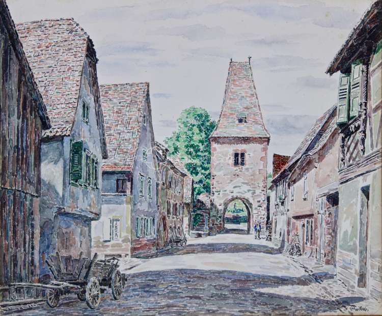 Auguste Dubois - Rue à Boersch