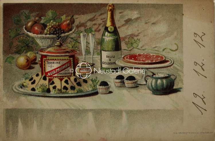 Carte postale Auguste Michel Foie gras
