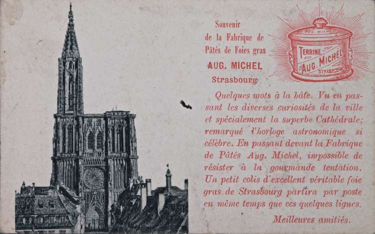 Carte postale Auguste Michel Strasbourg - La cathédrale