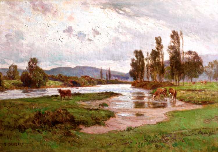 Emile Isenbart - Paysage du Doubs