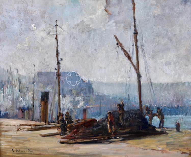 Émile Schneider - Le port de Boulogne