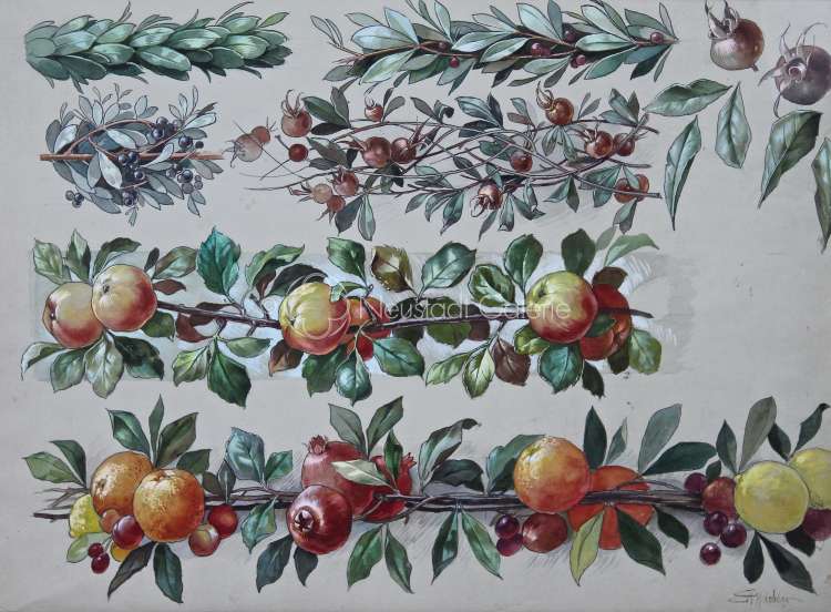 Eugène Joseph Maeckler - Etude florale