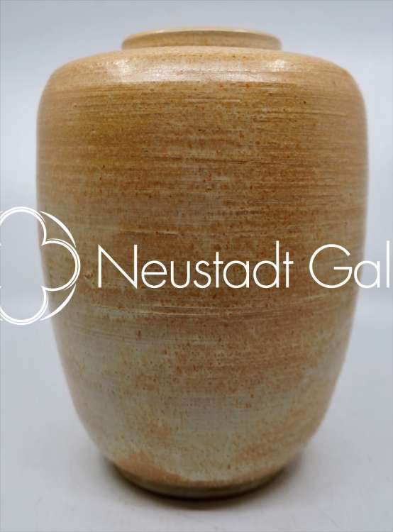 Fernand Elchinger - Vase à dégradés de beige