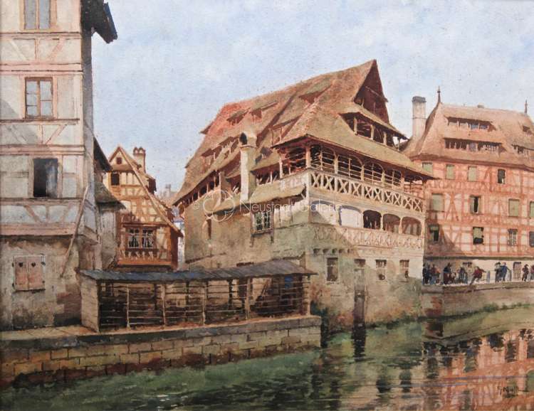 Gustave Krafft - La Maison des tanneurs à Strasbourg