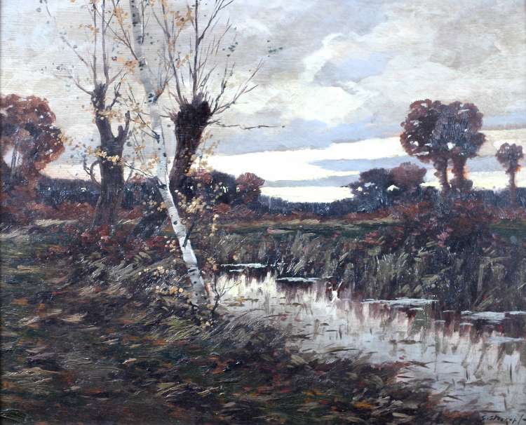 Gustave Stoskopf - Paysage du Ried