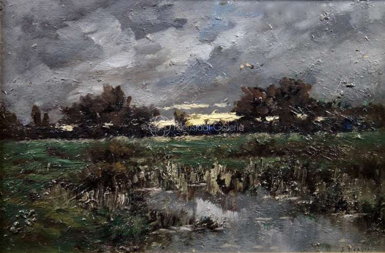 Gustave Stoskopf - Paysage du Ried