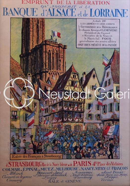 Jean-Jacques Waltz - Emprunt de la libération Banque d Alsace et de Lorraine