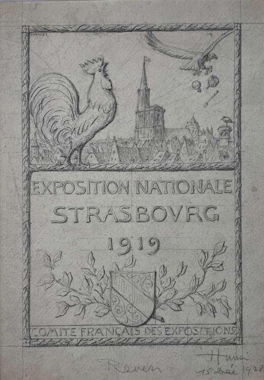 Jean-Jacques Waltz - EXPOSITION NATIONALE STRASBOURG 1919
