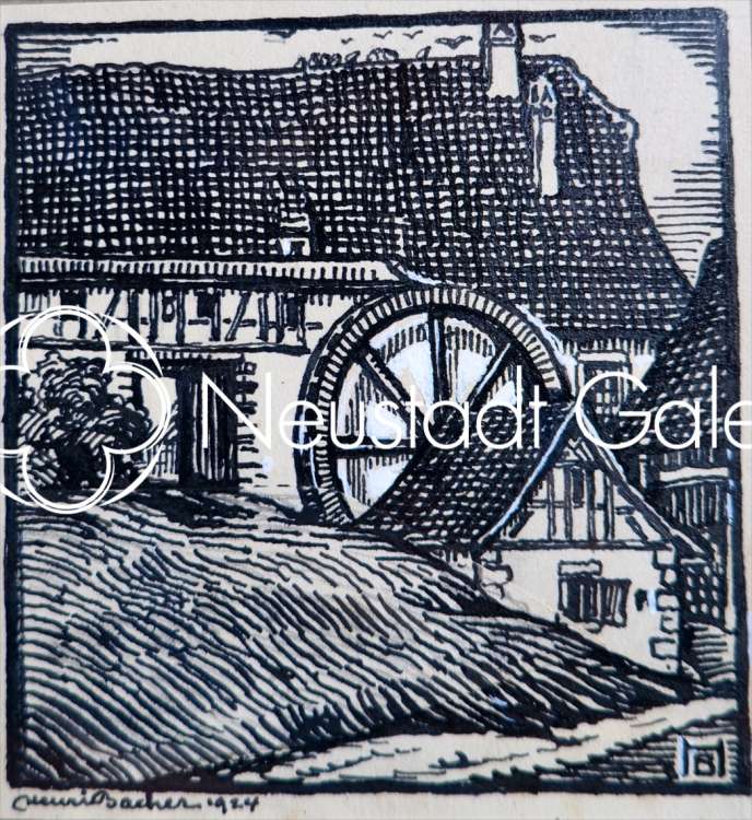 Henri Bacher - Le moulin
