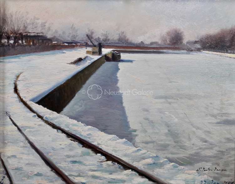 Jules Jaeger - Le canal enneigé