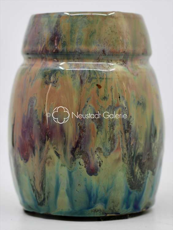 Léon Elchinger - Vase dégradés de couleurs