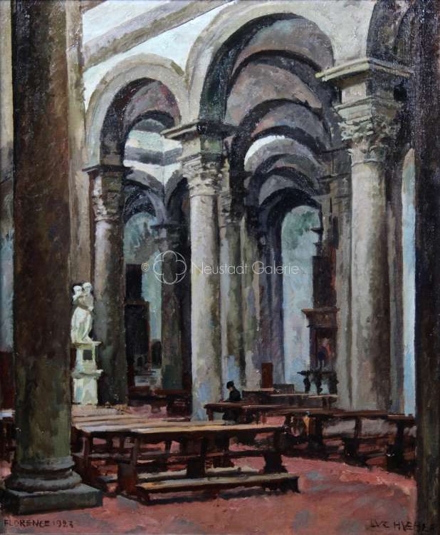 Luc Hueber - Intérieur de l église Santo Spirito de Florence