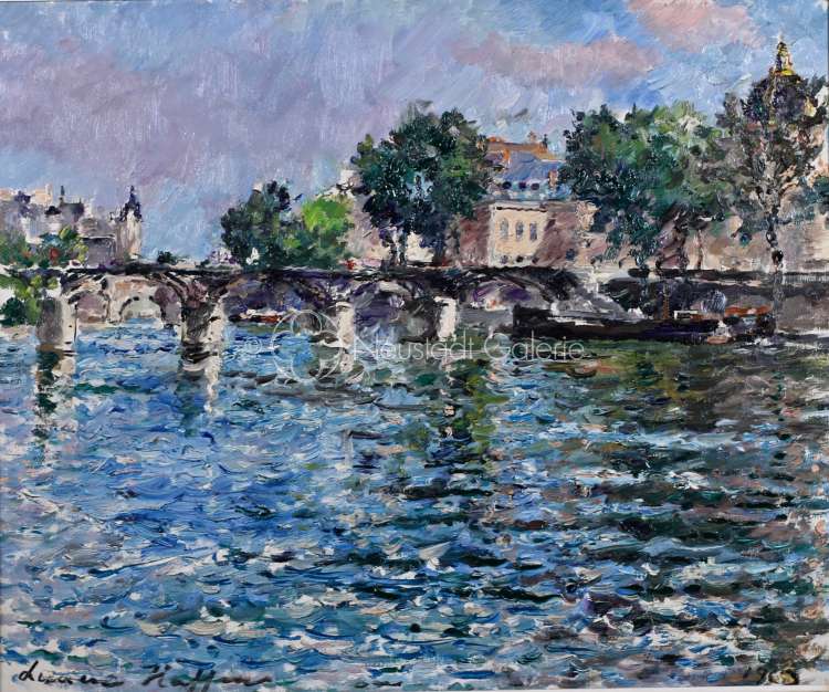 Lucien Haffen - Le pont des Arts à Paris