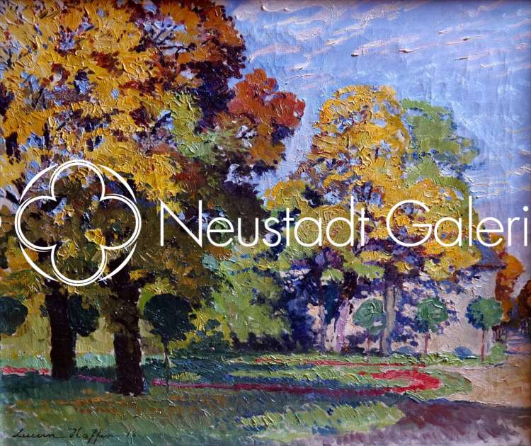 Lucien Haffen - Paysage automnale