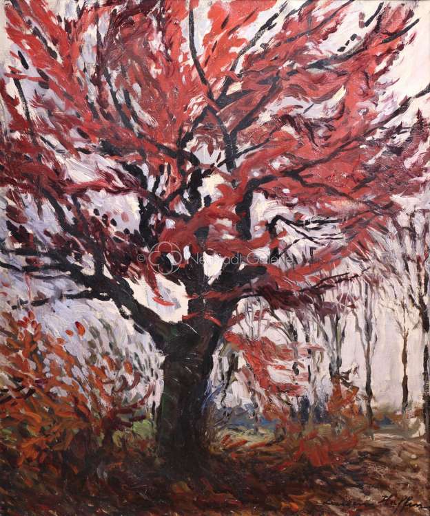 Lucien Haffen - Paysage d automne