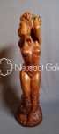 Alfred PAULI Daphné bois sculpté - hauteur 77cm. Alfred Pauli