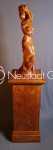 Alfred PAULI Daphné bois sculpté - hauteur 77cm. Alfred Pauli