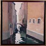 André BRICKA Lumière blonde (Venise) - avec son cadre. André Bricka