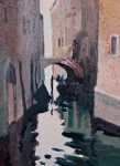 André BRICKA Lumière blonde (Venise) - détail. André Bricka