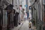 André SCHMITT rue de Venise à Paris - 1930 - (détail). André Schmitt