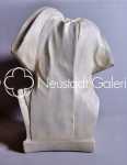 Charles GEISS Buste de jeune Alsacienne au pendentif en coeur Terre cuite, H : 46cm - L : 40cm - P : 26cm (dos). Charles Geiss