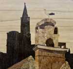 Charles Spindler Cathédrale et toits de Strasbourg (détail). Charles Spindler