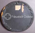 Charles SPINDLER La gardienne d oie pochoir, diamètre : 24,5cm (verso). Charles Spindler