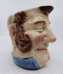Faïencerie de Sarreguemines - Pichet anthropomorphe - Cruche John Bull (n°3257) - vers 1920 et 1940. Faïencerie de Sarreguemines