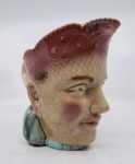 Faïencerie de Sarreguemines - Pichet anthropomorphe - Homme au chapeau (n°3300). Faïencerie de Sarreguemines