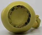 Fernand ELCHINGER Cruche bicolore jaune et noir  céramique années 50  (marque). Fernand Elchinger