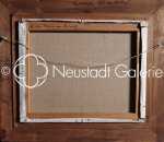 Franz SCHLITZ Alsace - fermes sous la neige huile sur toile, 33x41cm. (verso). Franz Schlitz