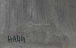 Gérard HAUG L Aube impossible Huile sur toile (signature). Gérard Haug