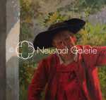 Gustave BRION Alsacien sur le pas de la porte huile sur toile (détail). Gustave Brion