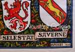 HANSI - Affiche originale Banque de Strasbourg - 1936 (détail). Jean-Jacques Waltz