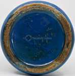 Léon ELCHINGER Vase à décor de pommes de pins vers 1900 - 1919 (marque). Léon Elchinger