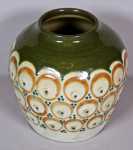 Léon Elchinger - Vase à décor oeil de Perdrix. Léon Elchinger
