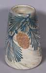 Léon Elchinger - Vase conique à décor de pommes de pins - vers 1900 / 1919. Léon Elchinger