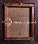 Lothar VON SEEBACH Eulalia au chapeau dans un paysage huile sur toile, 46x38cm - vers 1910 (verso). Lothar von Seebach