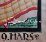 Louis-Philippe KAMM Bal des pauvres - Palais des Fêtes de Strasbourg 29 mars 1924 Aquarelle, 110x79cm - 1924 (détail). Louis-Philippe Kamm