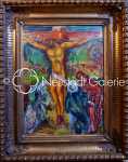 Lucien BINAEPFEL Le Christ en croix huile sur toile, 61x46cm (avec son cadre). Lucien Binaepfel