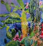 Lucien HAFFEN Les cactus huile sur toile, 81x65cm. (détail). Lucien Haffen