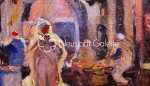 Lucien HAFFEN Souk à Constantine (Algérie) Huile sur toile, 61x50,5cm - 1920 (détail). Lucien Haffen