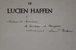 Lucien Haffen - Vingt scènes messianiques (page d accueil) - détail dédicace. Lucien Haffen