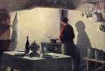 Marcel RIEDER Femme au fourneau (détail). Marcel Rieder
