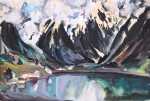 Marthe Kiehl Paysage de montagne (détail). Marthe Kiehl