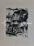 Marthe KIEHL Vieilles maisons encre - 1934. Marthe Kiehl