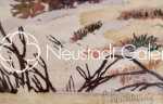 Paul LESCHHORN Paysage de neige gravure (détail). Paul Leschhorn